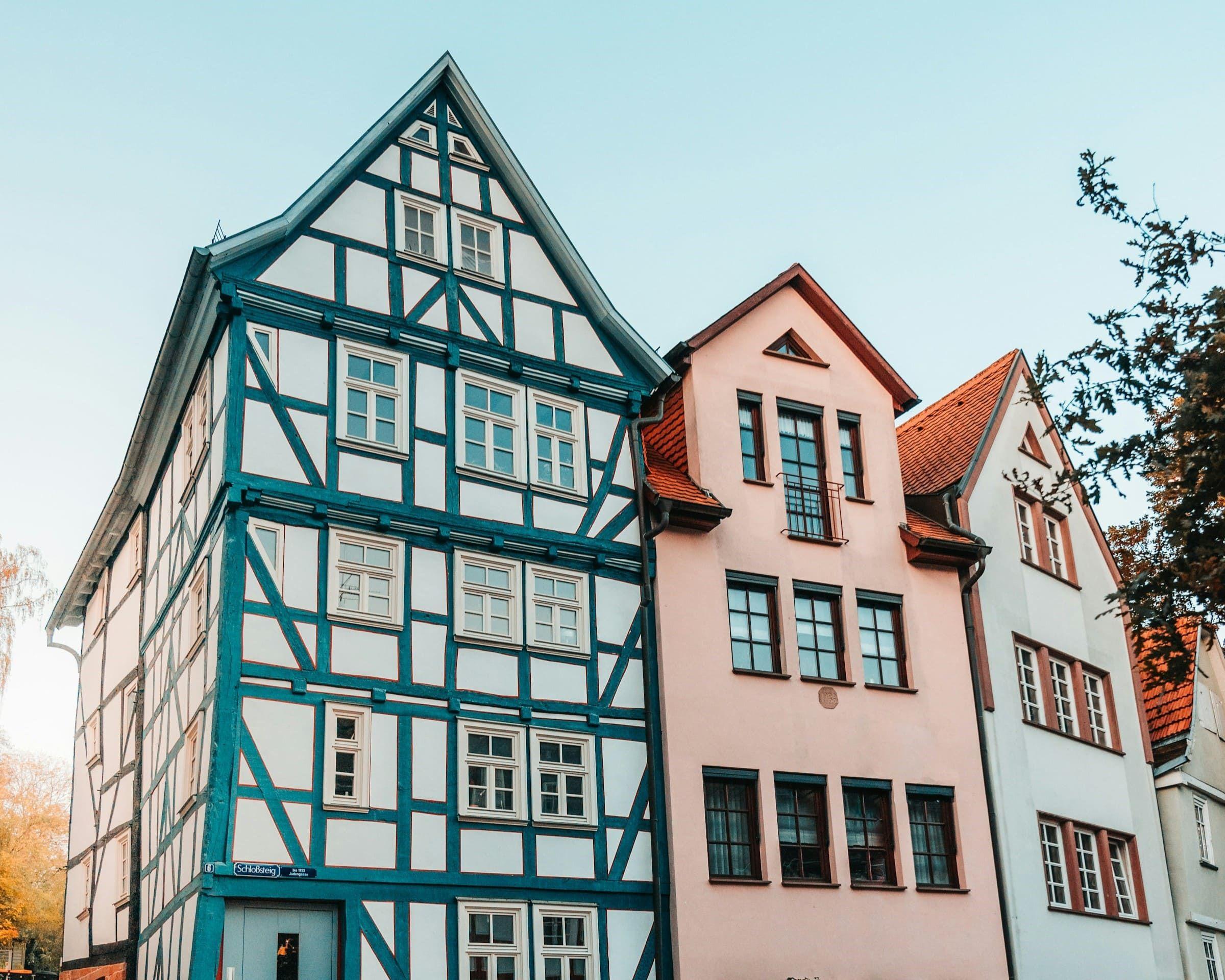Fachwerkäuser in der Marburg Altstadt