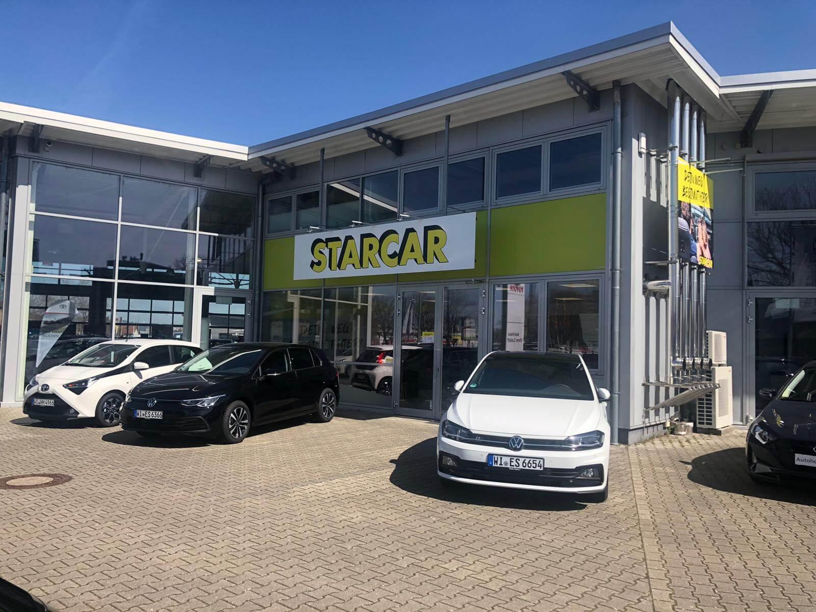 STARCAR Autovermietung Station Freiburg Außenansicht.