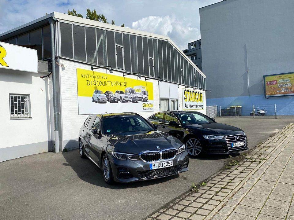 STARCAR Autovermietung Station Nürnberg Außenansicht.