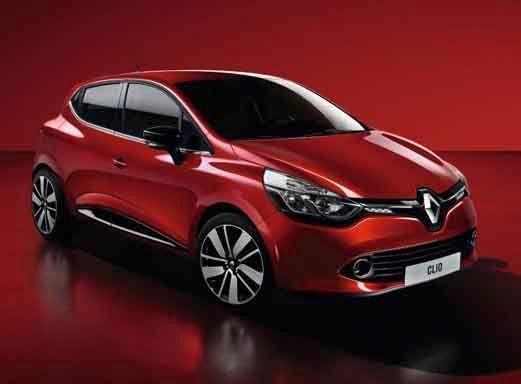 STARCAR Renault Clio rotes Kompaktfahrzeug.