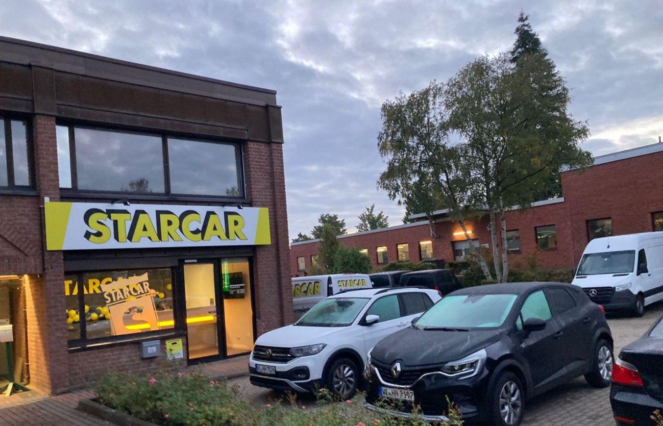 STARCAR Autovermietung Station Ahrensburg Außenansicht.