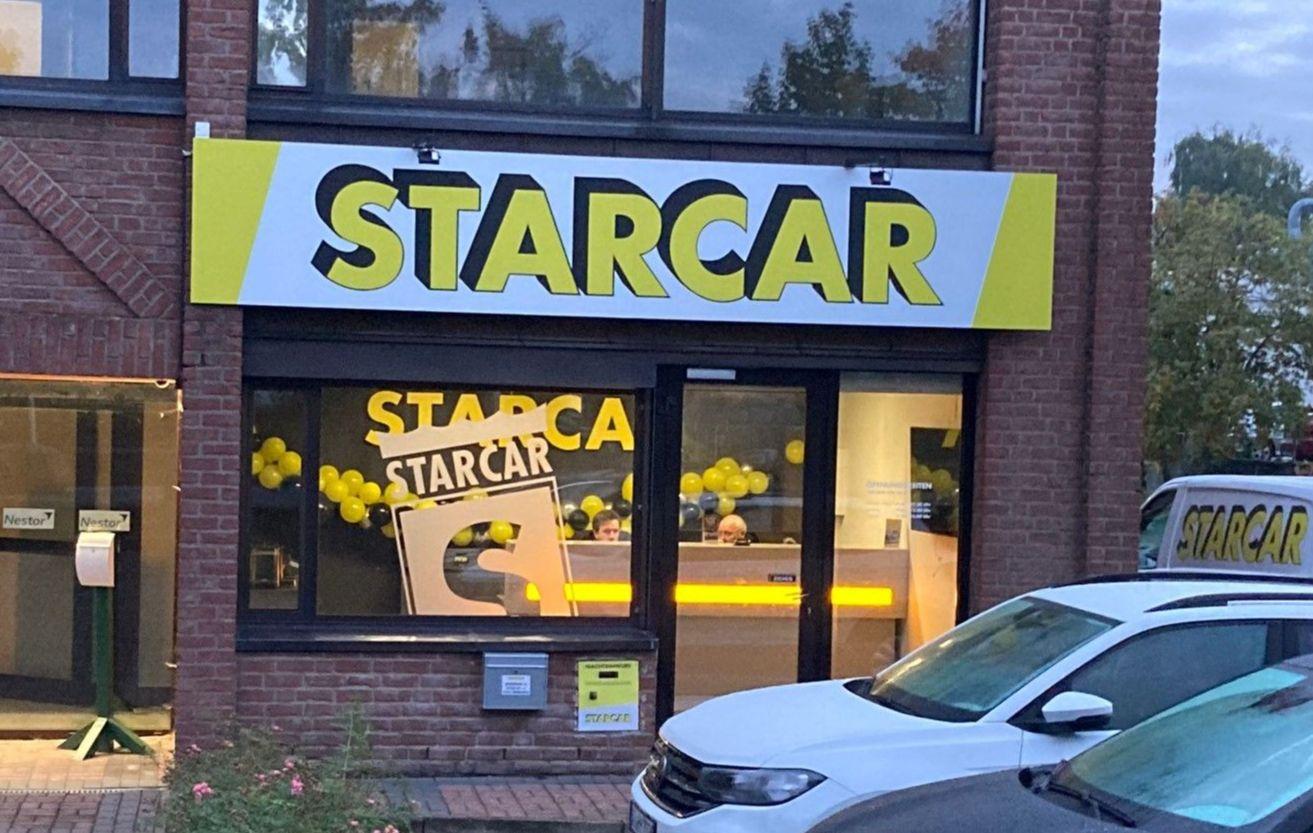 STARCAR Autovermietung Station Ahrensburg Außenansicht.