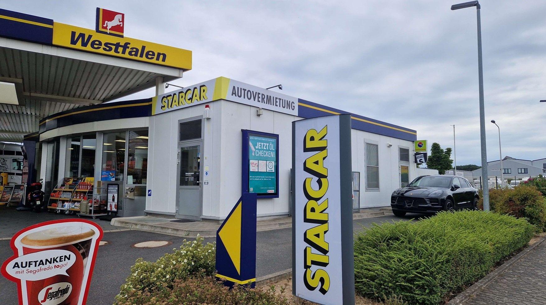STARCAR Autovermietung Station Düren Außenansicht.