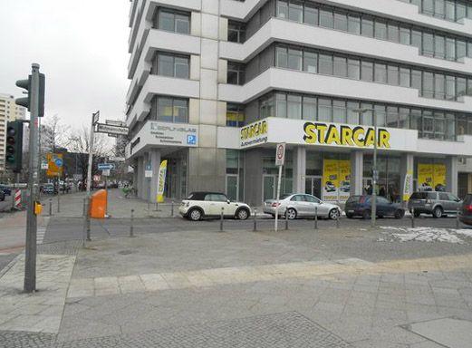 Starcar Autovermietung Station Berlin-Tiergarten Außenansicht.