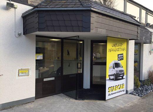 STARCAR Autovermietung Station Dortmund Außenansicht.