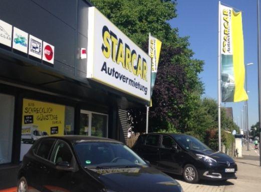 STARCAR Autovermietung Station München Außenansicht.