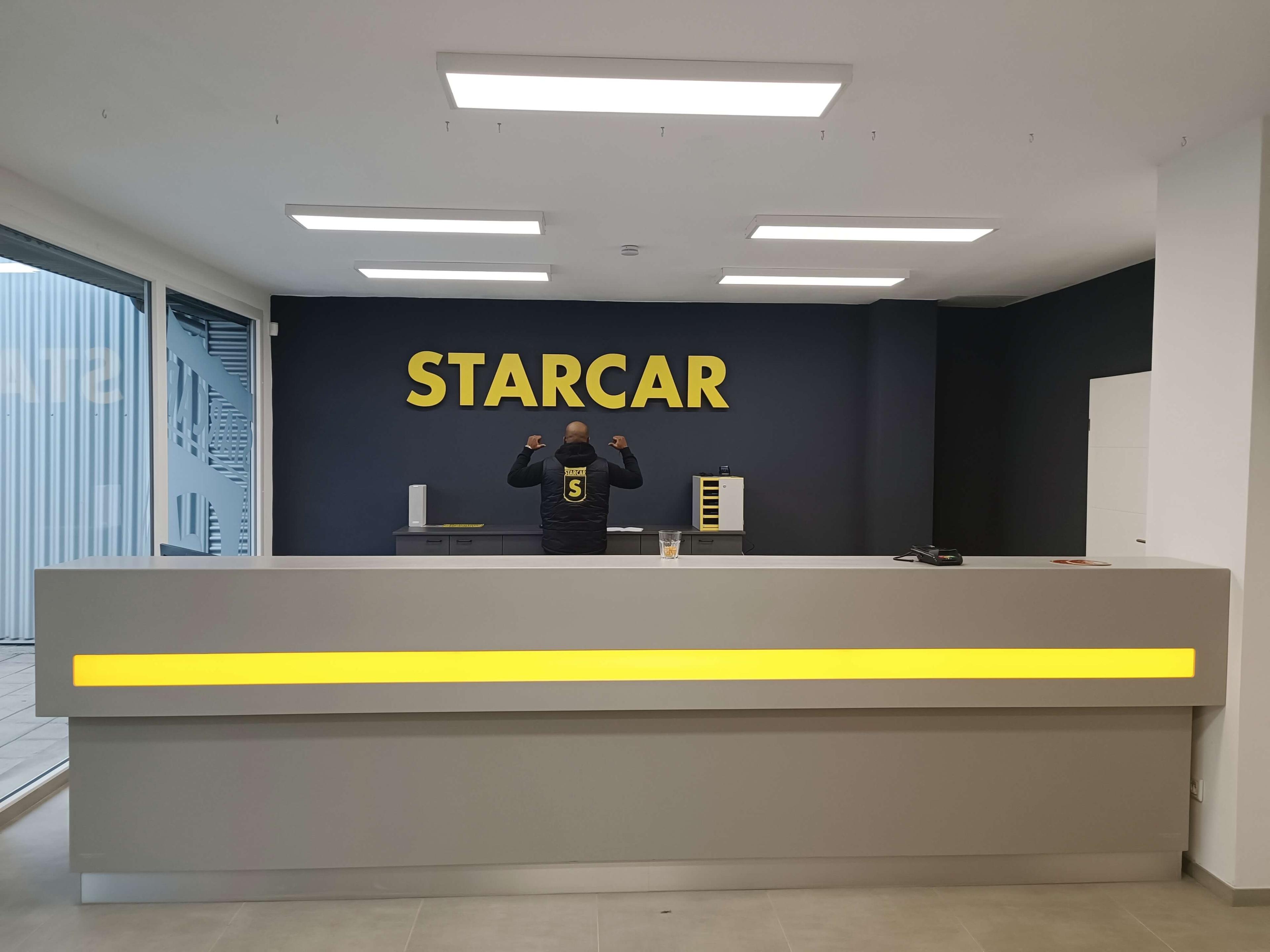 STARCAR Autovermietung Station Darmstadt Empfang.
