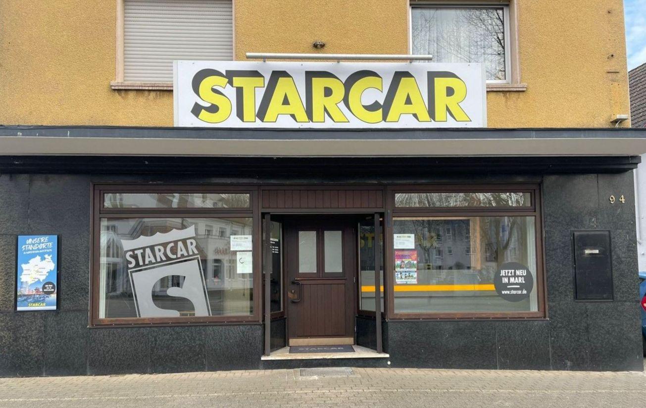 STARCAR Autovermietung Station Marl Außenansicht.