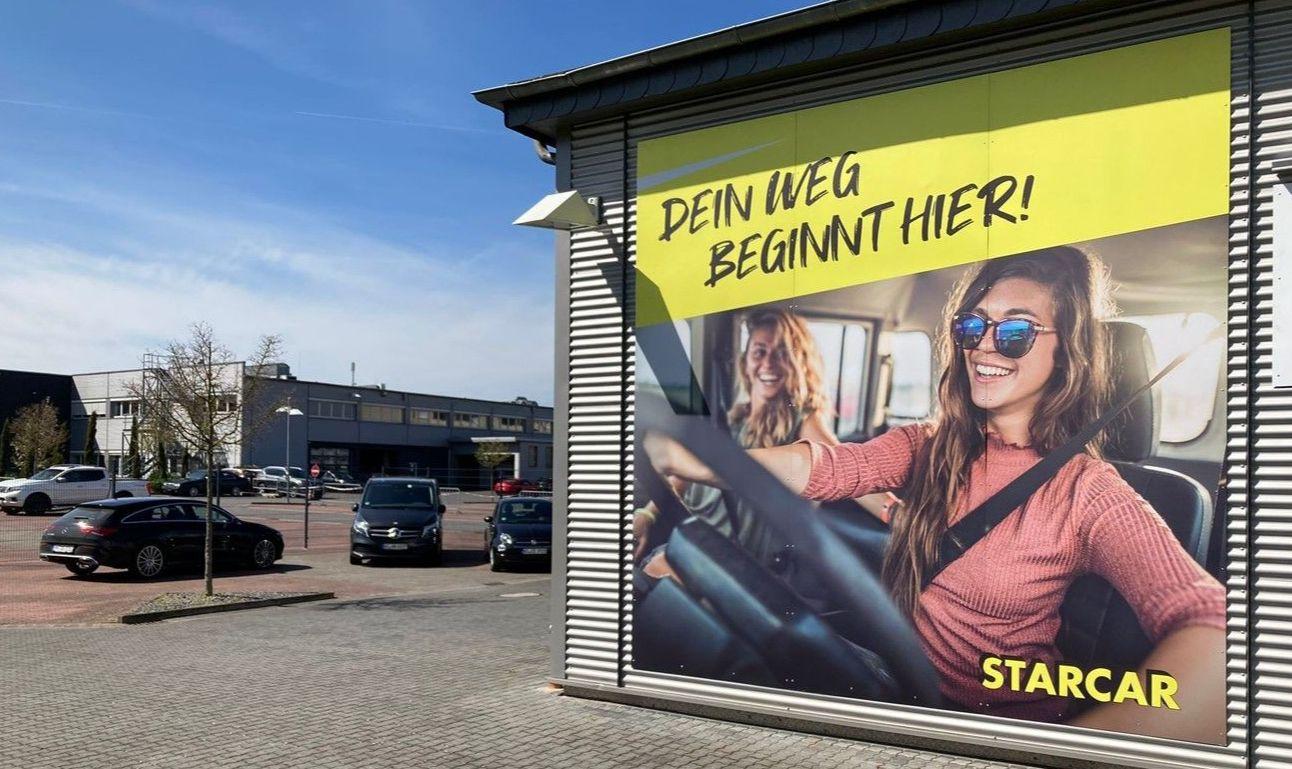 STARCAR Autovermietung Station Offenbach Außenansicht.