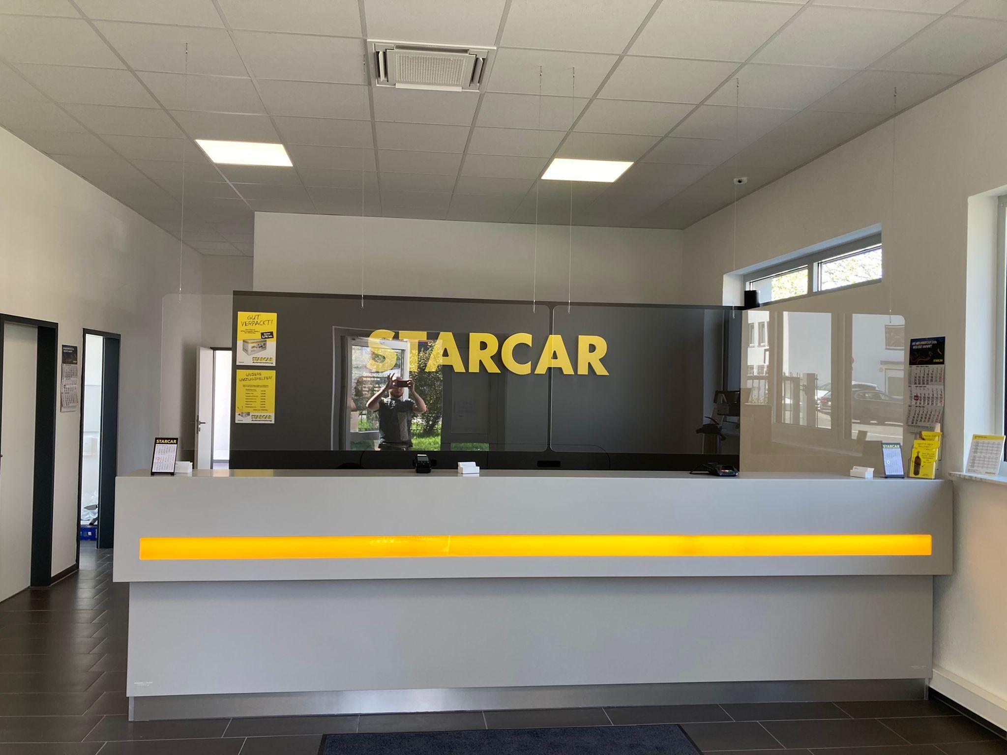 STARCAR Autovermietung Station Offenbach Innenansicht.