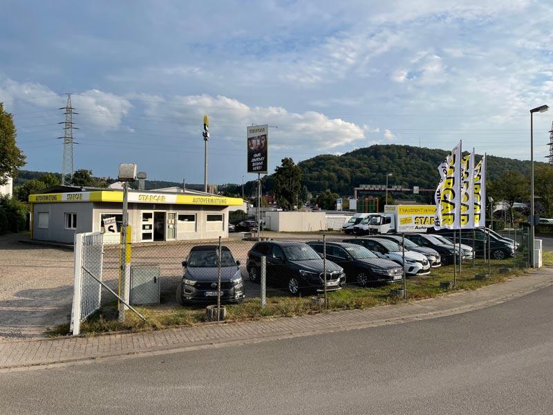 STARCAR Autovermietung Station Ramstein Außenansicht.