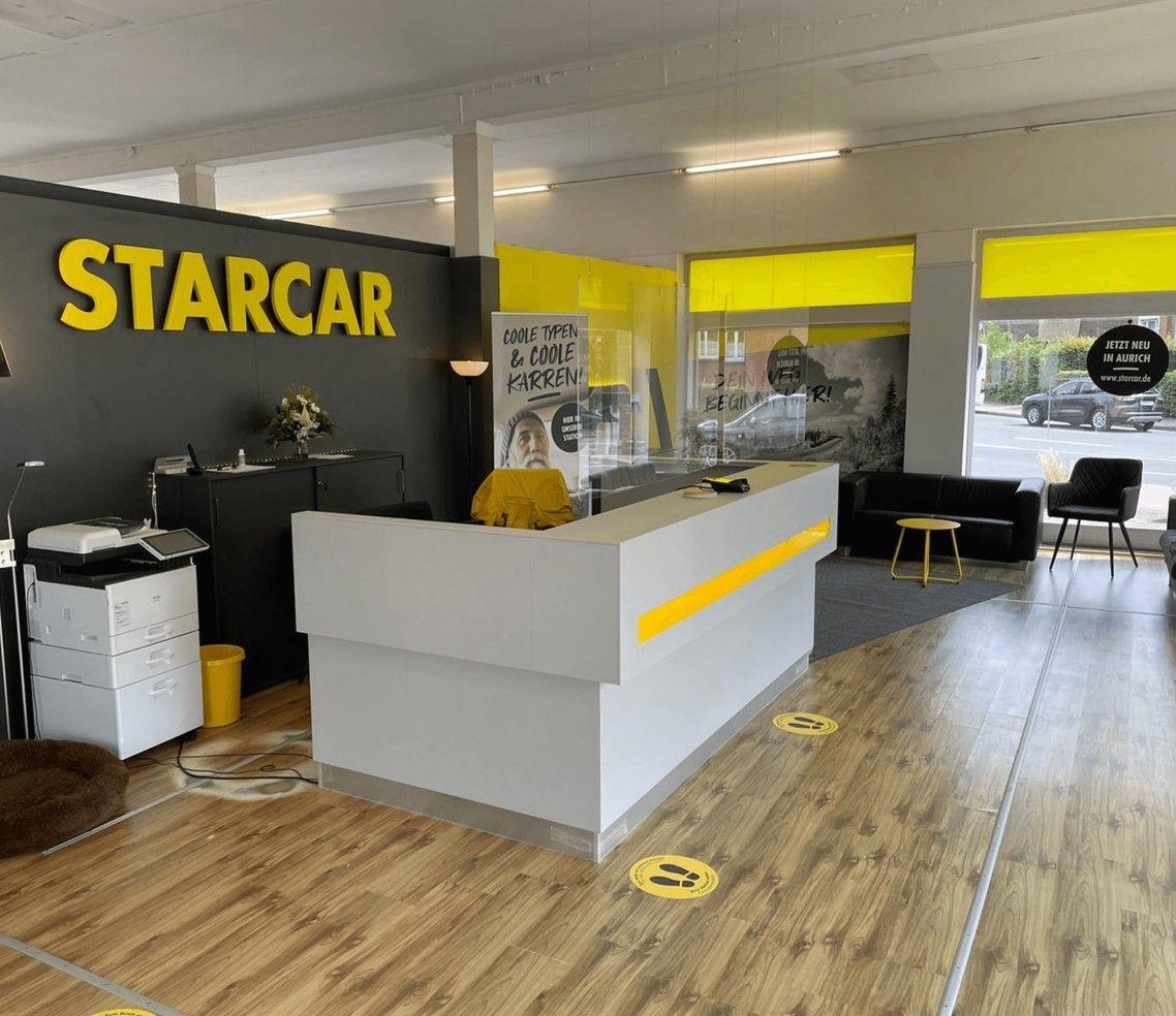 STARCAR Autovermietung Station Aurich Innenansicht.