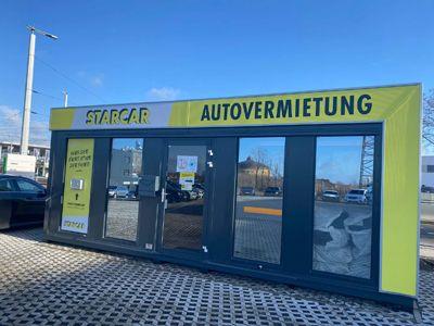 STARCAR Autovermietung Station Leipzig Außenansicht.