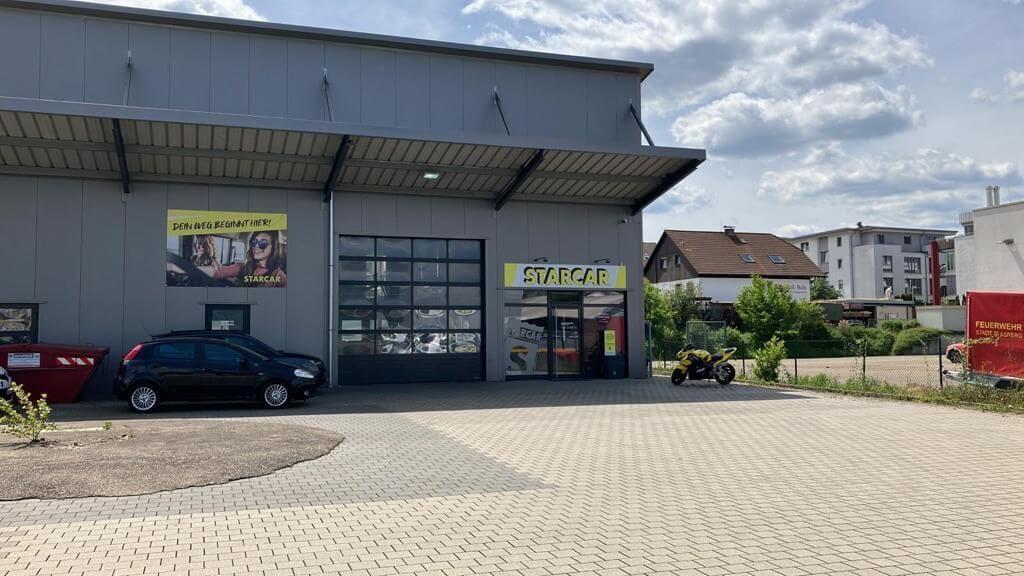 STARCAR Autovermietung Station Ludwigsburg Außenansicht.