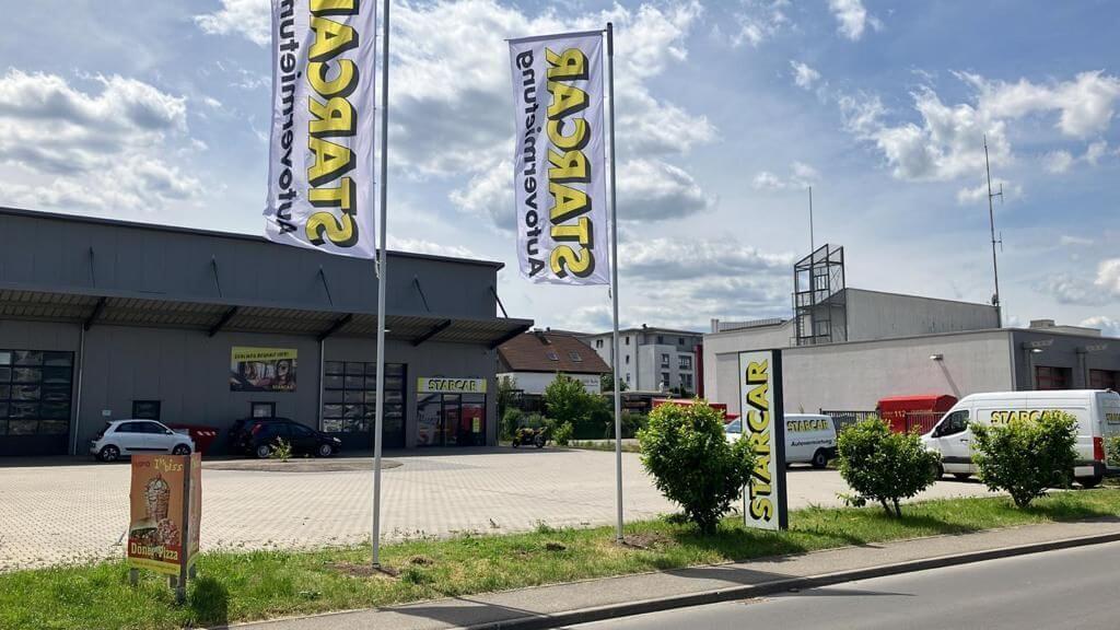 STARCAR Autovermietung Station Ludwigsburg Außenansicht.