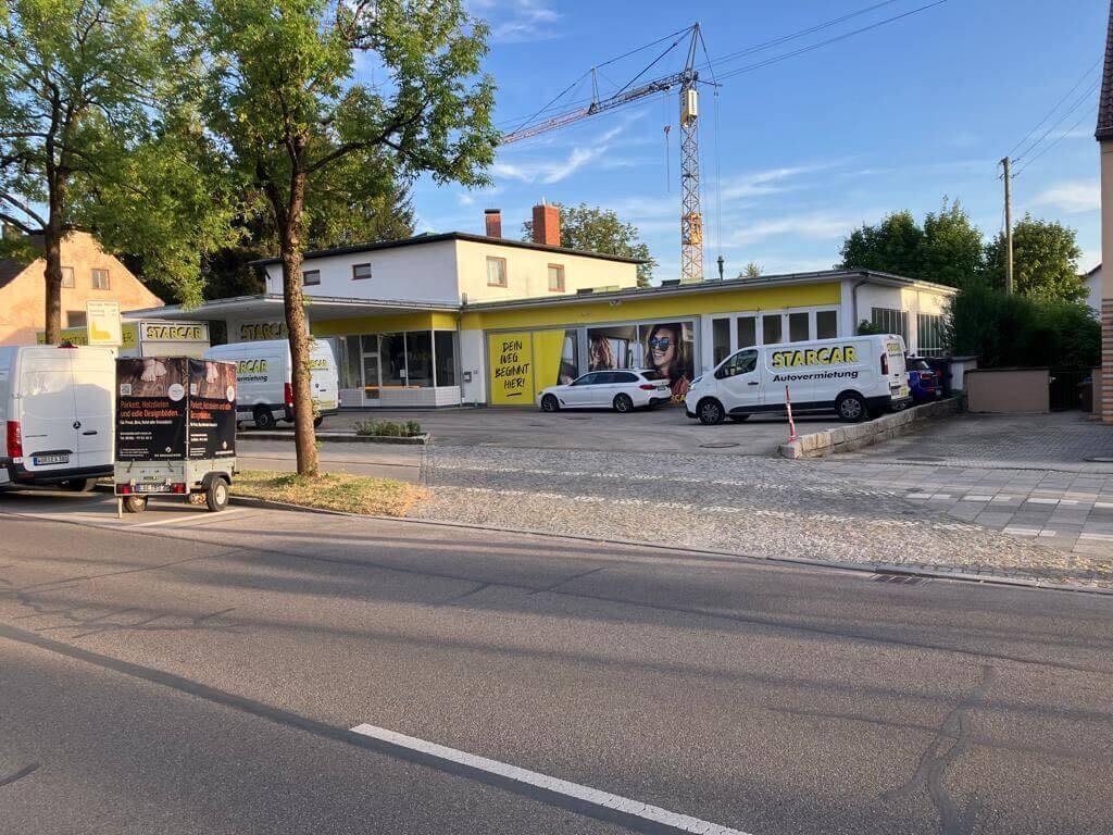Starcar Autovermietung Station München-Ost Außenansicht.
