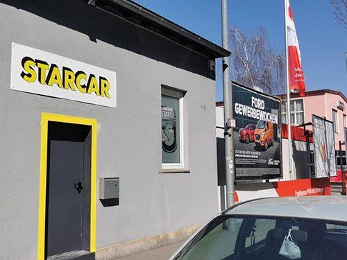 STARCAR Autovermietung Partnerstation Stuttgart Außenansicht.