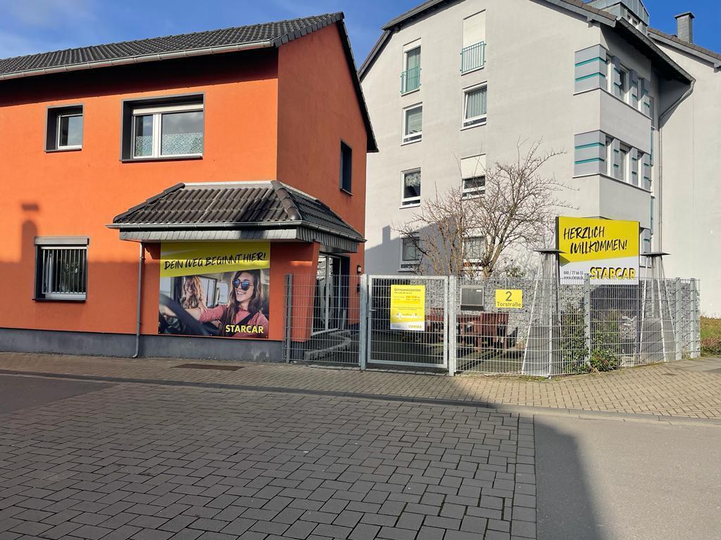 STARCAR Autovermietung Station Leverkusen Außenansicht.